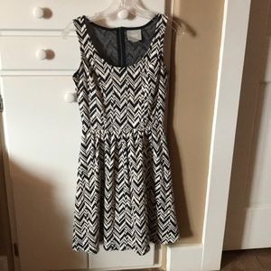 Anthropologie Maeve Chevron Dress